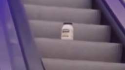 mayonnaise on an escalator