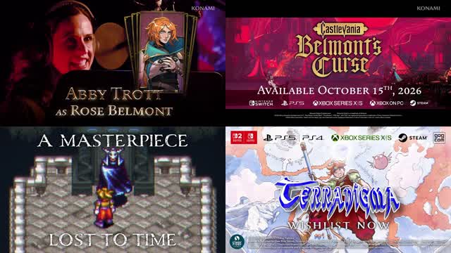 Castlevania: Belmont's Curse New Updates + Terranigma: Rebirth Sneak Preview Trailers