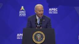 Biden came across a difficult word on the teleprompter, the US President took advantage of the oppor