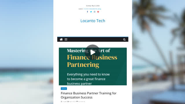 Finance Business Partner Training for Organization Success