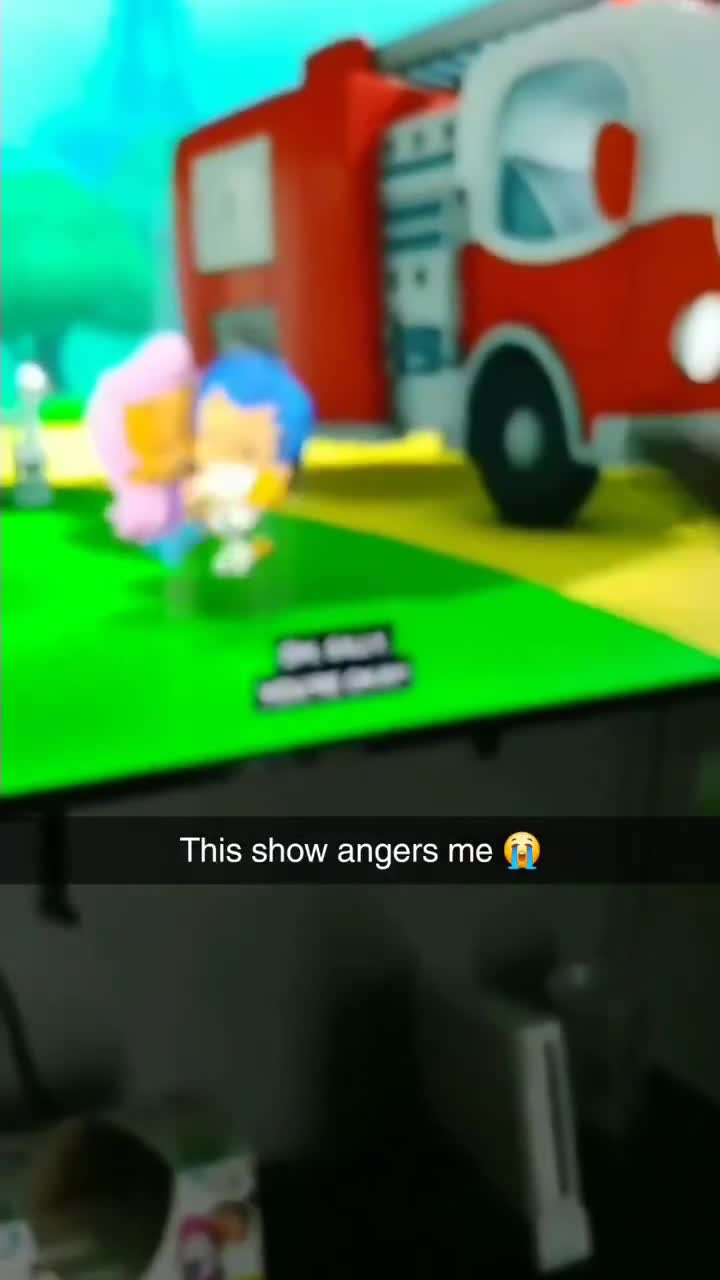 Angry Guy Pissed Off At Bubble Guppies