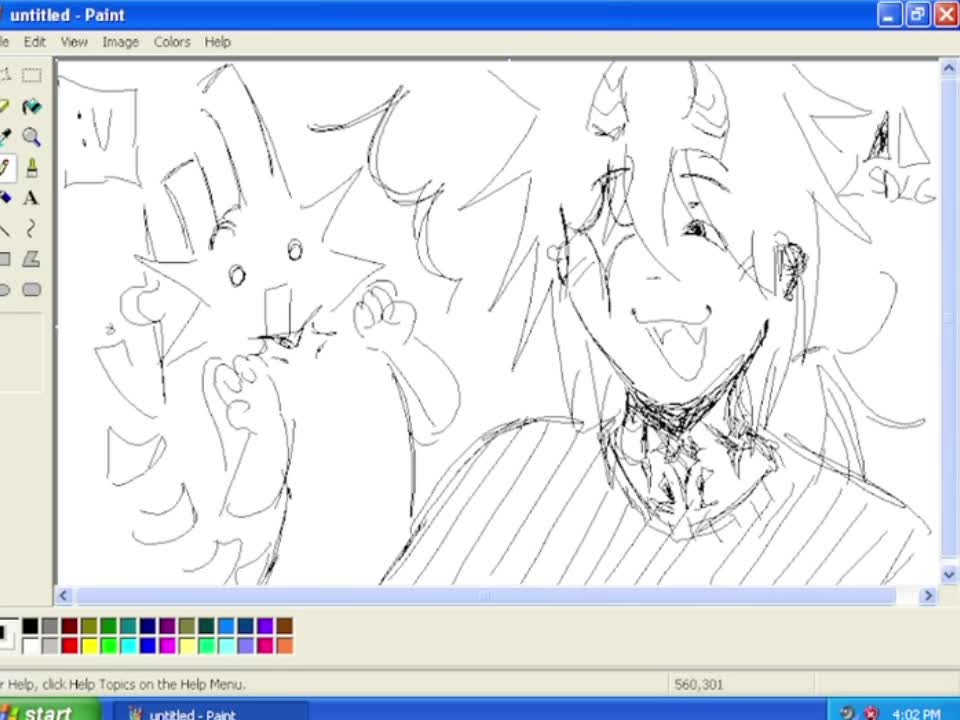 Doodling again- (。・ω・。)