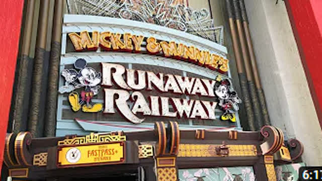 Mickey & Minnies Runaway Railway Evacuation