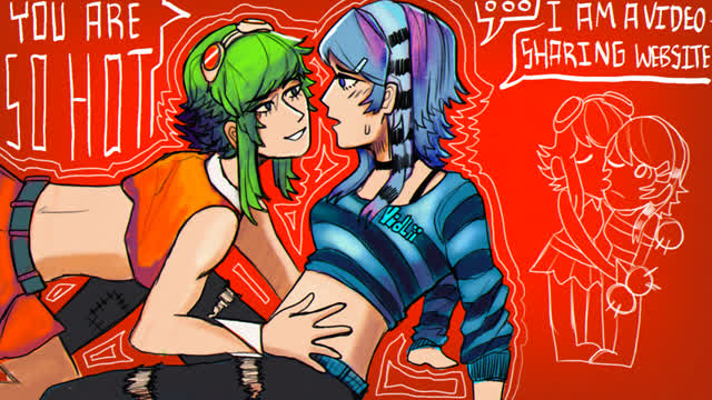 GUMI X VIDLII | yuri speedpaint | thank you for the win