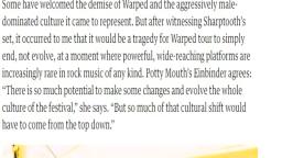 Guardian makes a wank article about the Warped Tour