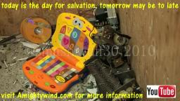 smash DVD discs & toy laptop thing 'action video'