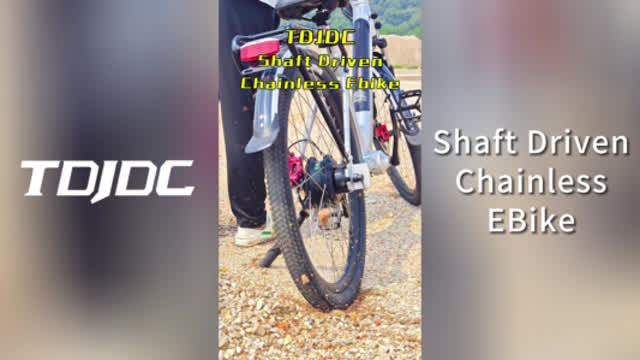 Chainless Drive Shaft Electric Bike ~