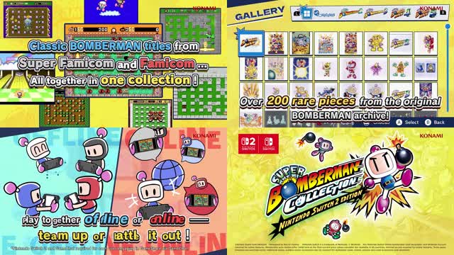 Super Bomberman Collection Announced for the Nintendo Switch 2 Trailer [Nintendo Direct,February]