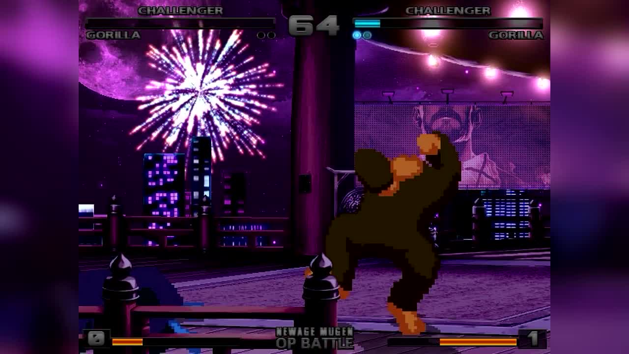 IKEMEN - Lithium Flower Vs. Dissidia: Match #1 (OP Gorilla Fight)