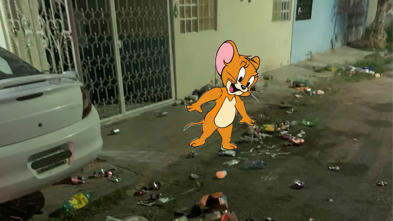 Jerry jodido bailando en una colonia JODIDA!!!