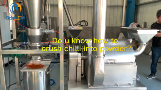 Do u know how to crush chilli into powder?#ChilliPowderMachine #grinder