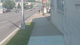 pedophile Dixie Mafia on scooter blocking sidewalk