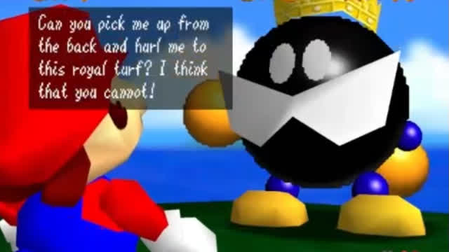 Super Mario 64: Mario vs the king!