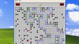 playing minesweeper until i beat it