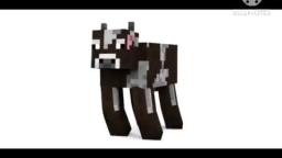 Dancing minecraft cow