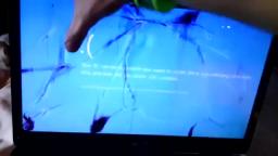 Windows 8 BSOD (with Broken Screen)