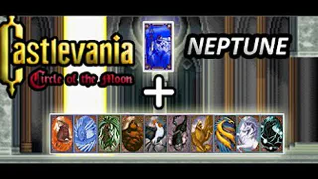 Castlevania: Circle of the Moon Extras 09 Combinaciones de la carta Neptune