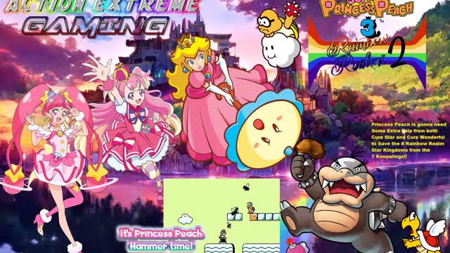 Super Princess Peach 3: The Rainbow Realms 2 (SMB3 Nes Rom Hack) Sneak Preview Gameplay