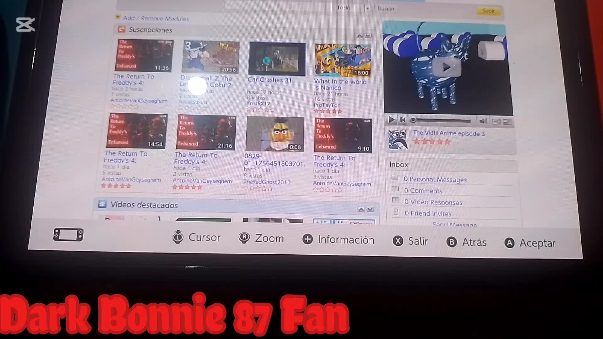 Vidlii on NINTENDO SWITCH!?! (sort off).