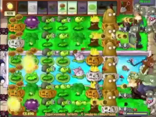 Plantas contra zombies - supervivencia infinita (3/7)