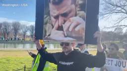 Rally in the United States against the supply of weapons to the Kyiv regime.