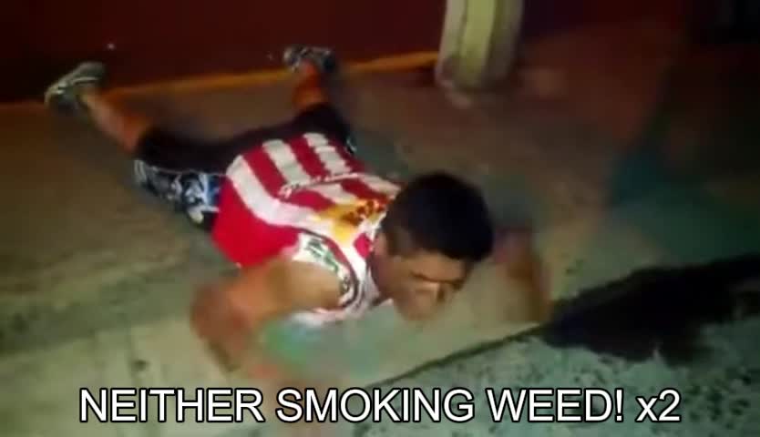 Vagabond weed-smoker thinks he's God and "there's nothing wrong with smoking weed & being gay"