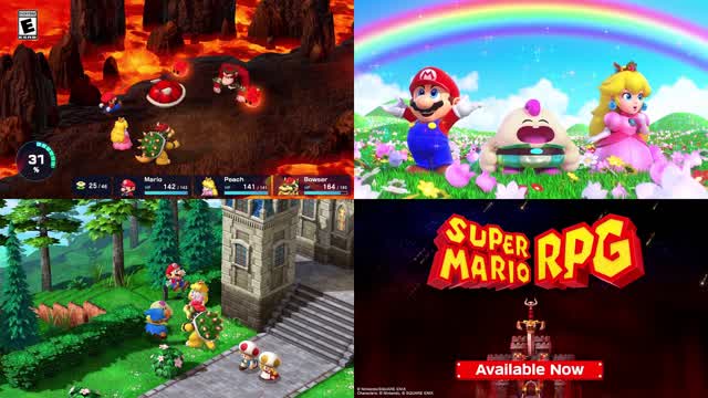 Super Mario RPG Legend of the Seven Stars HD Remake Available Now Launch Trailer