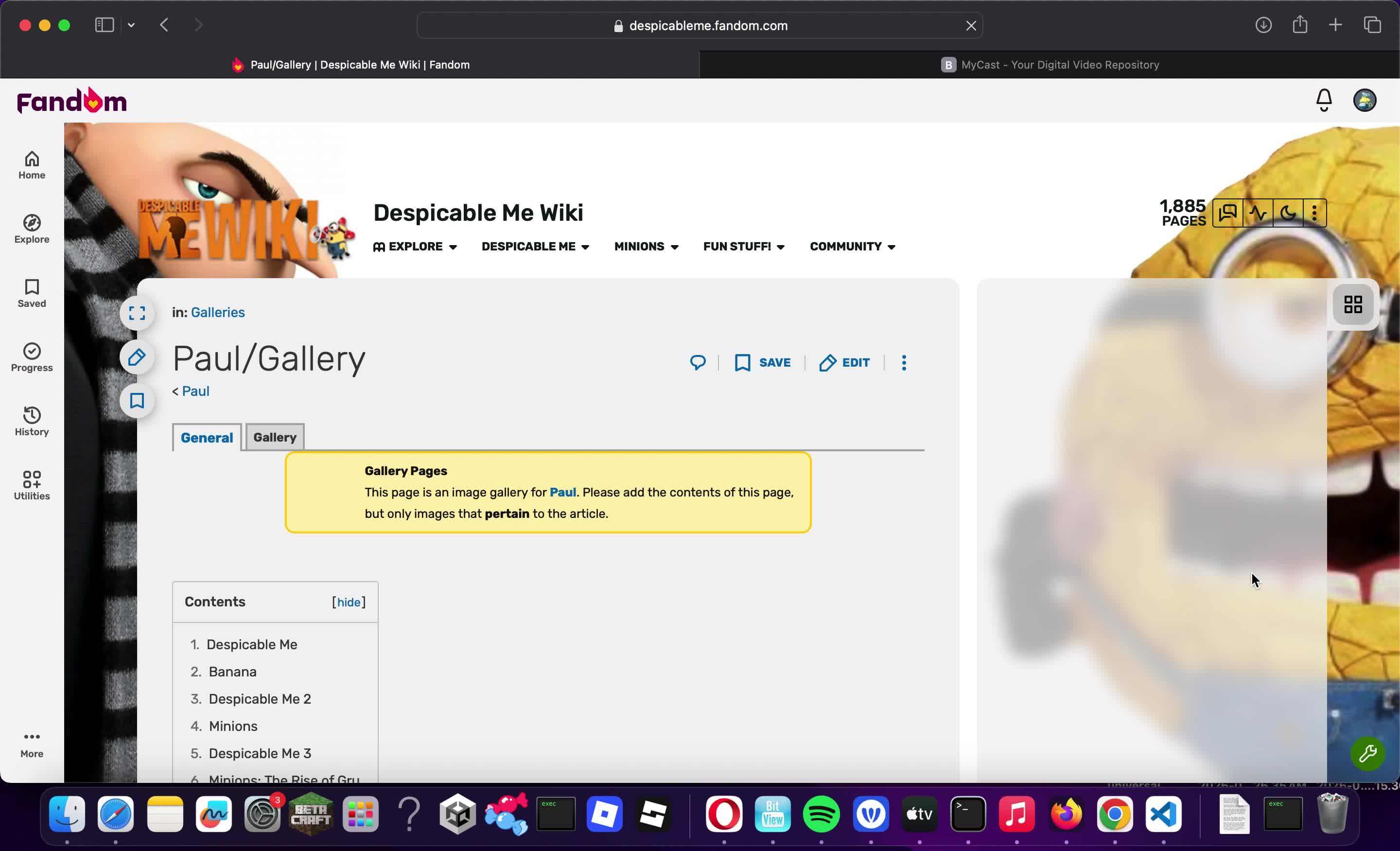 Tour Of Despicable Me Wiki