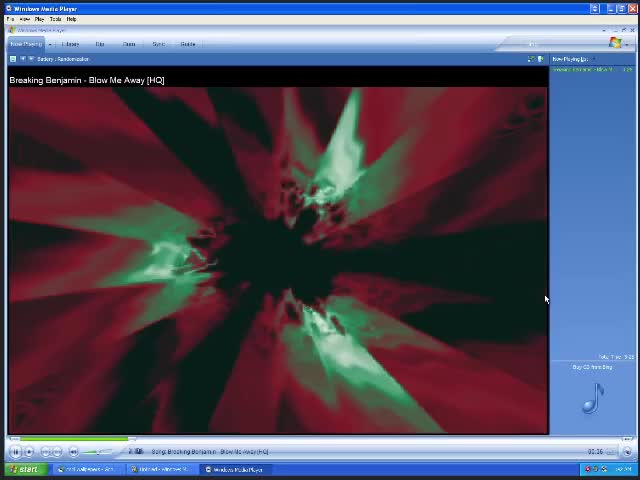 Windows Media Player Visuals Test