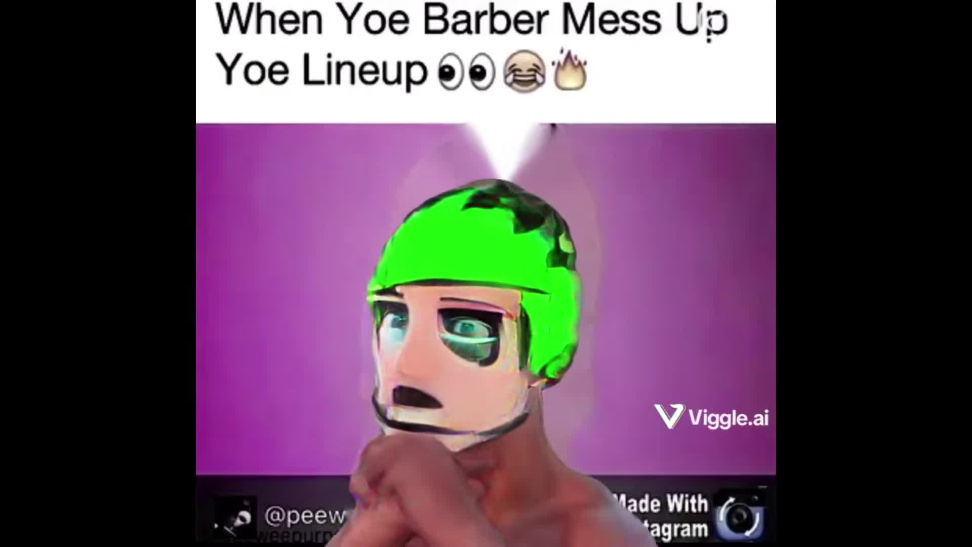 playerfridei gets get a haircut