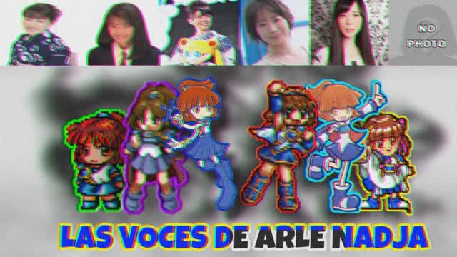 Todas las voces de Arle Nadja - Madou Monogatari & Puyo Puyo (Jap & Eng)