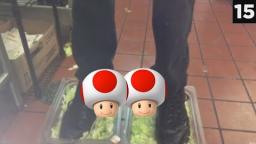 Burger King Foot Lettuce but it's screamed by Toad