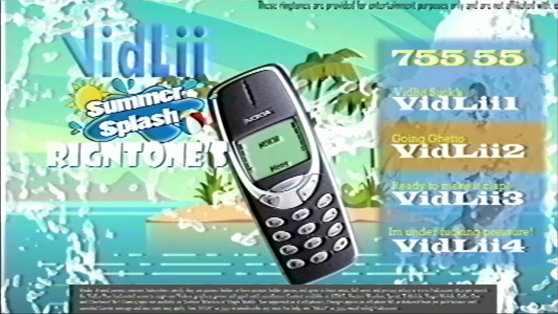 VidLii Summer Splash Ringtones