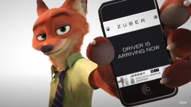 Zootopia Uber Commercial