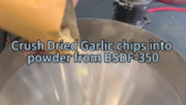 Dried Garlic chips grinding machine