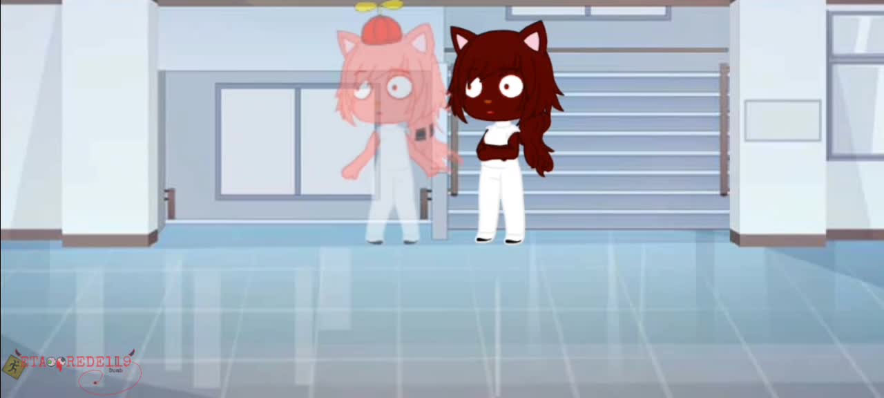 Gacha club space jungle vs UWU cat