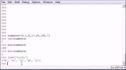 Python Programming Tutorial - 12 - More List Functions