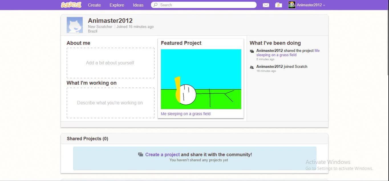 My scratch account