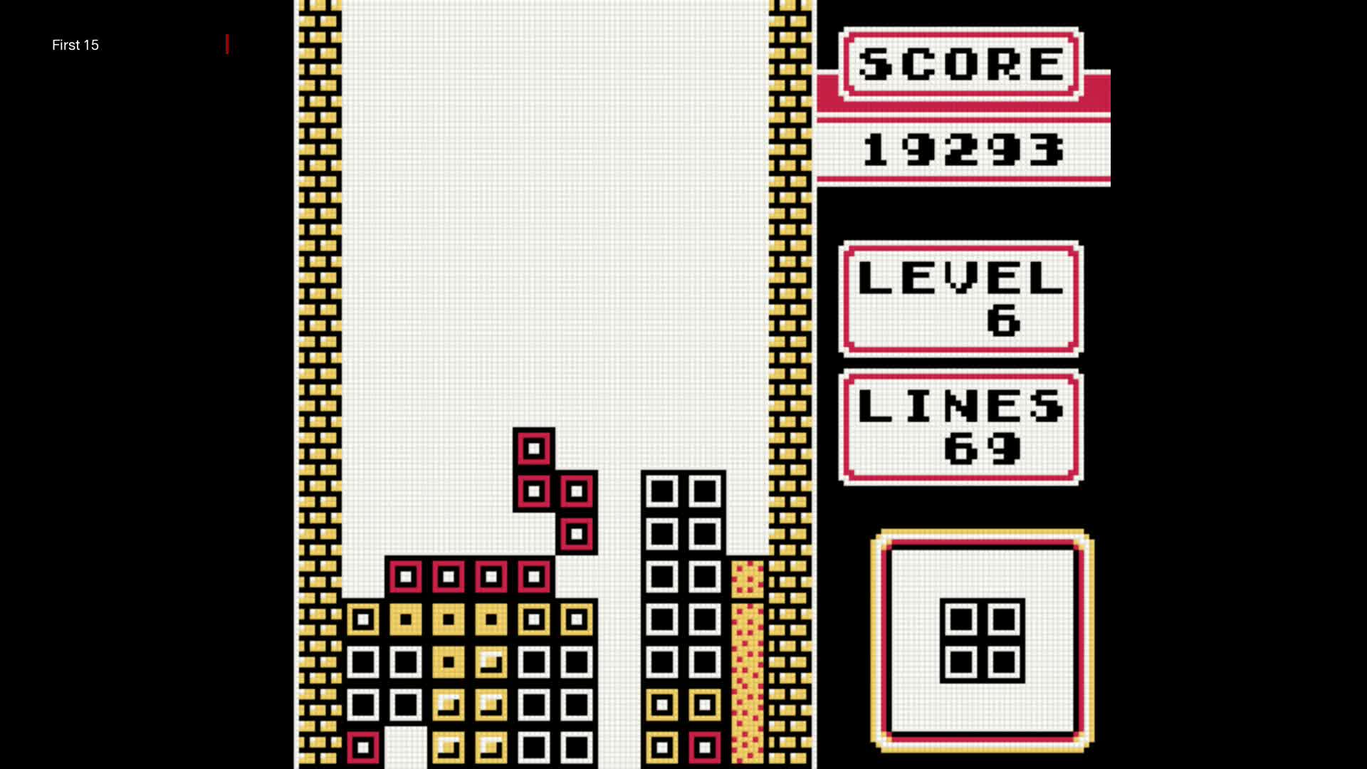 The First 15 Mintues of Tetris (Game Boy)