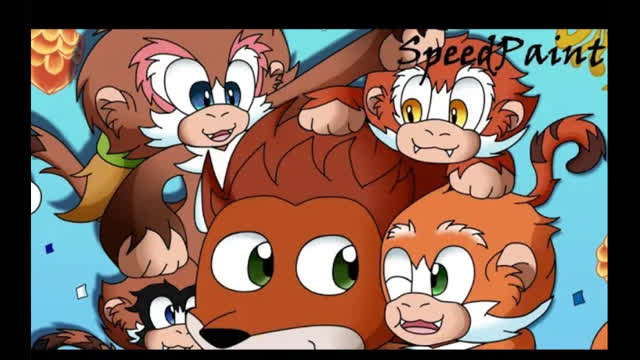 SpeedPaint - Tamarin's Family & Lorgnettle