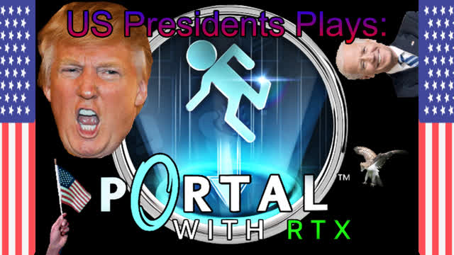 US Presidents Plays Portal RTX With Steam Remote Play Together