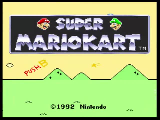 Super Mario Kart SNES - Donut Plains 1