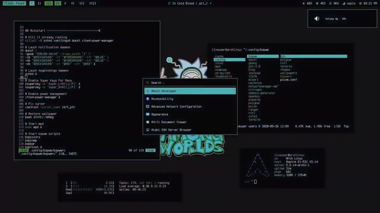 Custom Artix Linux XFCE