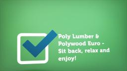 Polywood Euro | Premium Poly Patios :  (877-904-1234)
