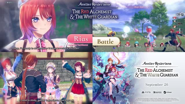 Atelier Resleriana: The Red Alchemist & The White Guardian (Nintndo Switch and PS5) Trailer