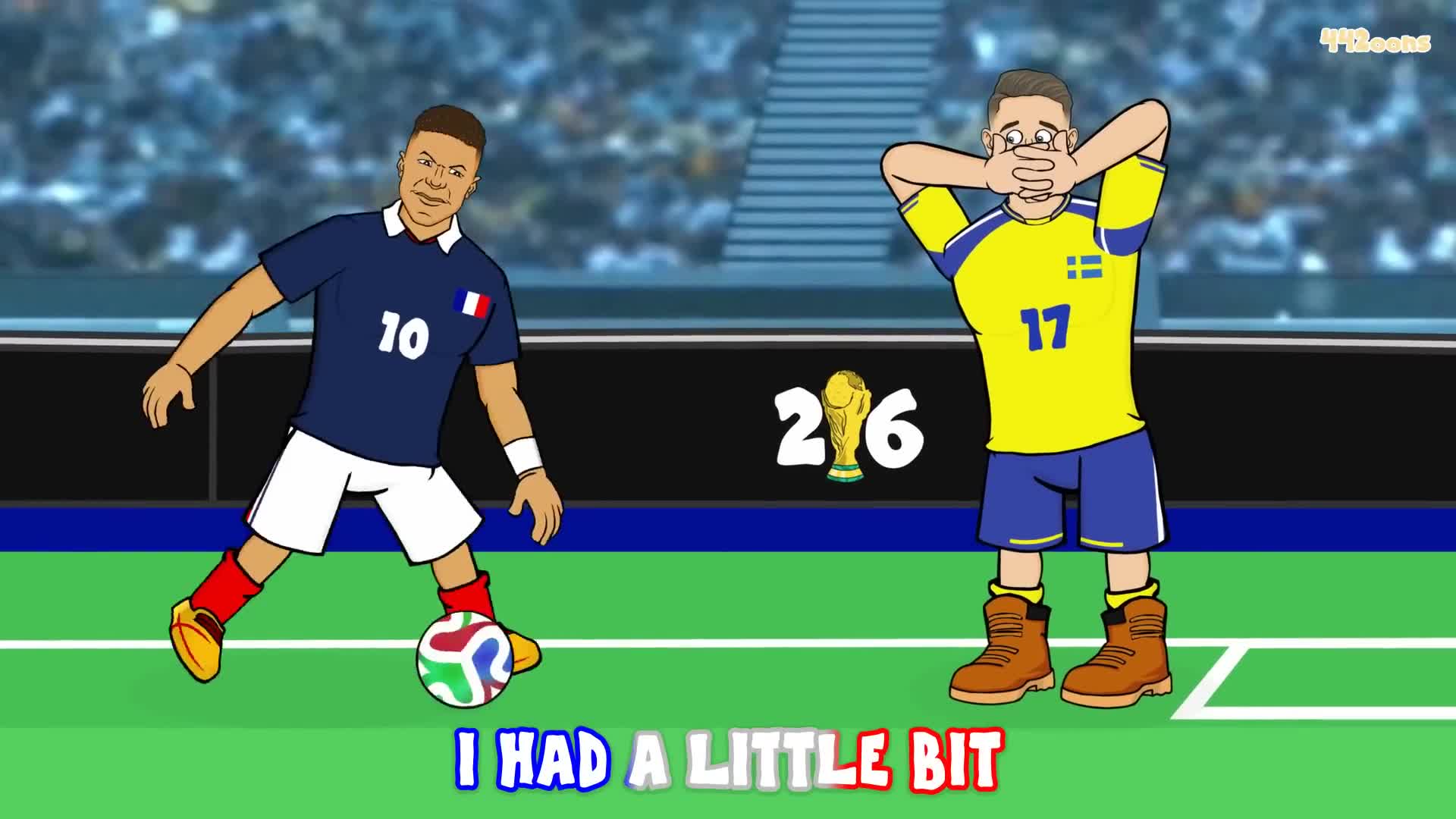 France 3-0 Sweden🔥 World Cup 26 goals highlights Mbappe Barcola) - 442oons (1080p, h264)