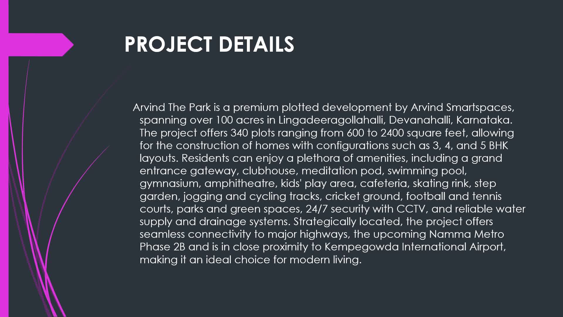 Arvind The Park Arvind The Park